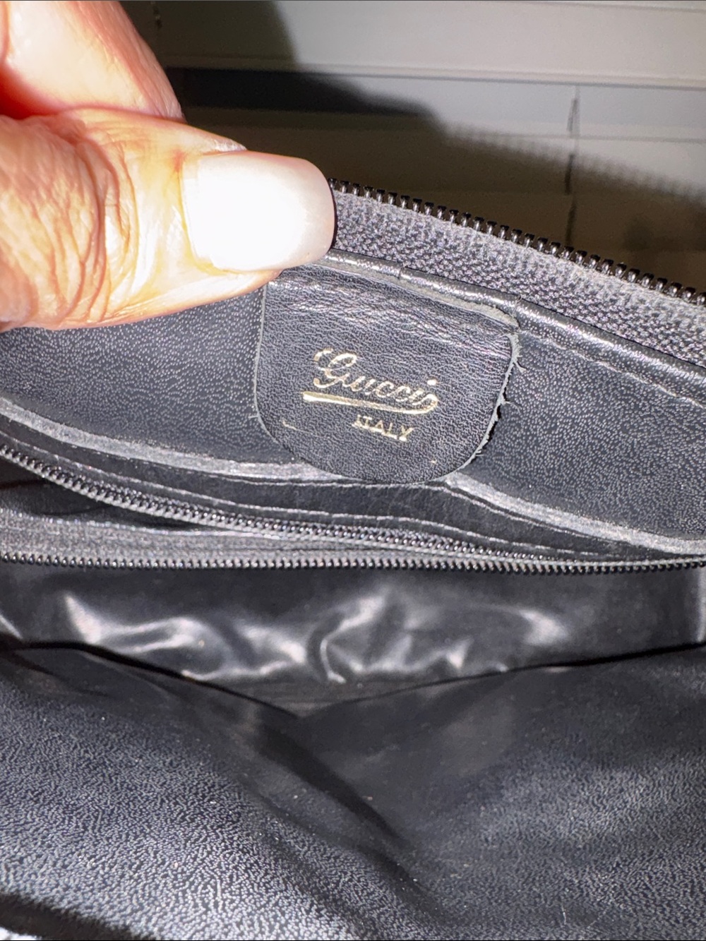 Gucci Black Monogram Canvas vintage purse - Picture 8 of 10